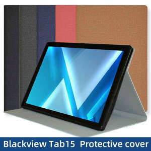 �^�u���b�g�P�[�X Blackview Tab15 Tab15Pro �J�o�[ TPU �Ռ��z�� �X�^���h�@�\ �r�W�l�X ���F �S�[���h �s���N�n �O���[ ��3