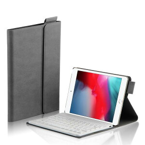 iPad mini5 mini4�p�L�[�{�[�h�ی�P�[�X �X�^���h�t���^�u���b�gPC�J�o�[ PU���U�[ �O���[+��Bluetooth�L�[�{�[�h3