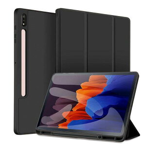 �^�u���b�g�P�[�X �X�}�[�g�X���[�v�@�\�t�� Samsung �T���X�� TAB S8 Plus �K�p �ϏՌ� �X�^���h�@�\ TPU ���@�\ �V���v�� ���n �� �[�� �� �[�� ���3