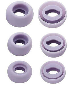 A-Focus �C���[�s�[�X �C���[�`�b�v �C���z���J�o�[ Galaxy Buds Pro�p �����p�V���R�����C���[�s�[�X SM-R190NZVAXJP�p S/M/L 3�y�A�Z�b�g �o�C�I���b�g�iViolet�j