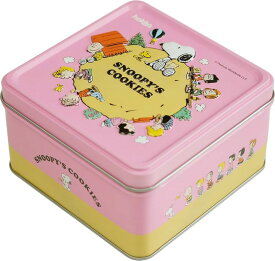 北陸製菓 スヌーピークッキーエンボス缶メープル 70g×1缶