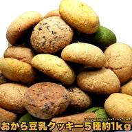 おからクッキー 訳あり ソフトタイプ1kg ダイエットクッキー 置き換え ダイエット ギルトフリー 豆乳おか…