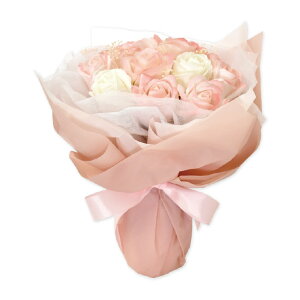 石鹸の花 ソープフラワー 全8色 ブーケ 花束 ソープブーケ ラッピング 豪華 薔薇 シャボンブーケ 花束 誕生日 プレゼント お祝い 女子 ギフト 可愛い おしゃれ インテリア リボン バラ アレン