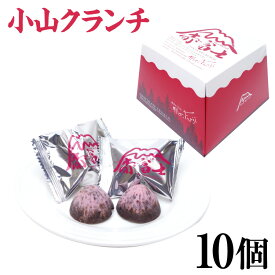 【富士山 お土産】赤富士 小山クランチ 10個 赤富士をイメージしたクランチチョコレートです。山梨 お土産 チョコクランチ かわいい 手土産 チョコ菓子