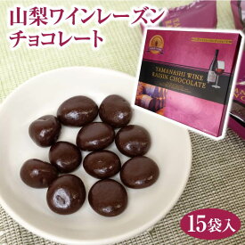 【山梨 お土産】山梨ワインレーズンチョコレート（箱タイプ）菓子 洋菓子 チョコレート レーズンチョコ ワイン おつまみ ブランデー ワイン ウィスキー ワイエムカンパニー 干しぶどう ぶどう チョコレート菓子 チョコ