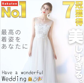 「楽天1位」7冠獲得 美すぎる ウエディングドレス 二次会 花嫁 Aライン 着痩せ 前撮り ロケ 衣装 ウェディングフォト ムービー 撮影 白 ワンピース ドレス ロング フォーマル 結婚式 パーティー 発表会 刺繍 花柄 大きい サイズ 人気 ランキング おすすめ 通販