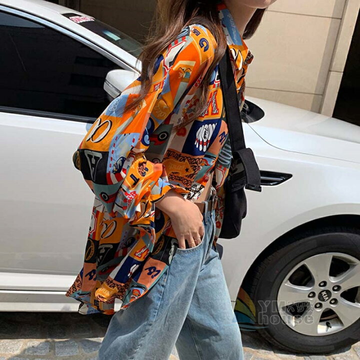 楽天市場 ダンス衣装 レディース シャツ 原宿系 ブラウス ゆめかわいい 服 奇抜 派手 個性的 ダンス 衣装 コスチューム ヒップホップ 韓国 ファッション 団体服 ストリート ワイエムハウス