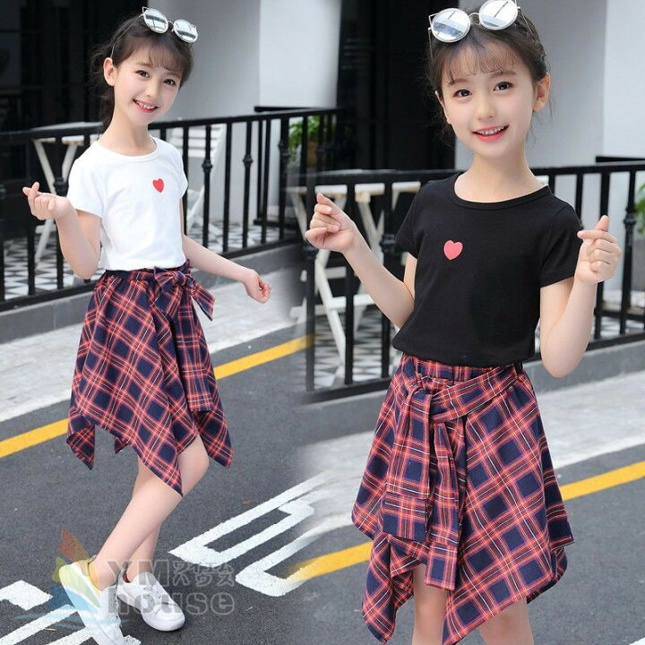 楽天市場】ダンス衣装 女の子 セットアップ 子供服 Tシャツ チェック柄スカート キッズ スポーツウェア スウェット ダンス 衣装 上下セット tシャツ 半袖 子供ジャージ おしゃれ : ワイエムハウス 楽天市場】ダンス衣装 女の子 セットアップ 子供服 Tシャツ チェック柄スカート キッズ スポーツウェア スウェット ダンス 衣装 上下セット tシャツ 半袖 子供ジャージ おしゃれ : ワイエムハウス