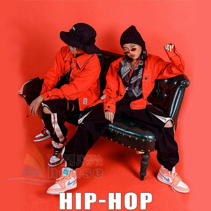 楽天市場 キッズダンス衣装 ヒップホップ Hiphop キッズ 子供衣装 赤トップス 黒パンツ 子供服 男の子 女の子 練習着 ジャズダンス 団体服 演出服 1cm 130cm 140cm 150cm 160cm 170cm ワイエムハウス