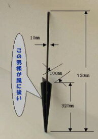 【NO.290】羽根つき杭 290フラワーアーチやオベリスク・ラティスなど地面に固定するためのペグです