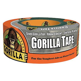 ゴリラ テープ シルバー 超強力多用途ダクトテープ 幅48mm×長さ11m×厚さ0.43mm KURE-E-1775 The Gorilla Glue Company／KURE高強度＆耐水・耐熱が揃った超厚手の強力補修ダクトテープ