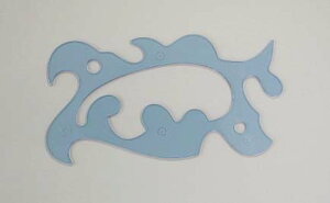 ネコポスのため日時指定不可シンワ 雲型定規万能中 70947【沖縄・離島でも頑張って送料無料!】