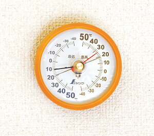 【72715】シンワ 最高最低 温度計丸型10cm D-9