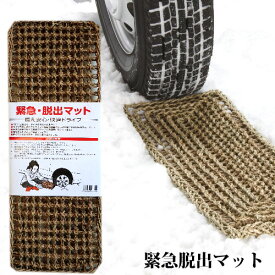 除雪脱出具　緊急脱出マット2枚セット　22×59cm×2枚［4935682027617］タイヤの下に入れるだけ！【頑張って送料無料！】備えて安心快適ドライブ。雪道の必需品。