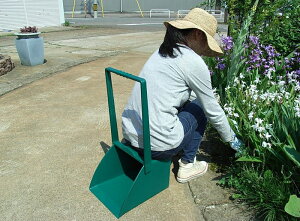 座ってラクラク、集めてラクラク(座るちりとり)ガーデン・ ガーデニングや除草作業が楽です【頑張って送料無料!】