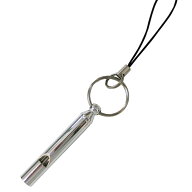 ＼ポイント5倍 SS限定／冒険倶楽部　携帯ストラップ付き山菜採り危険防止ホイッスル　HS-4色はシルバーで…