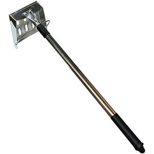 11088 ステンレス清掃器(大)伸縮式側溝清掃用品 軽量&伸縮柄でコンパクトに収納!【頑張って送料無料!】