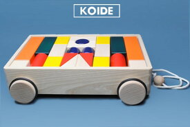 コイデ東京 日本製 知育玩具 K35　引車積木安全性と知育性が高い本物志向の木のおもちゃ百貨店で販売されているおもちゃです