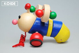 コイデ東京 日本製 知育玩具 P09　クルクルハチさん安全性と知育性が高い本物志向の木のおもちゃ百貨店で販売されているおもちゃです