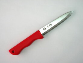 ステンレス製　波刃間切包丁135mm