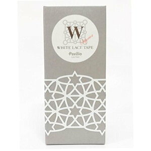 Pavilio(パビリオ) レーステープホワイト スターズ 47mm WH47-03-ST幅47mm×長さ5m