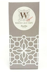 Pavilio(パビリオ) レーステープホワイト バブル 47mm WH47-04-BU幅47mm×長さ5m