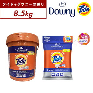 【正規品】 タイドプラスダウニー 粉末洗剤 大容量 8.5kg 強力洗浄 柔軟剤入り 香り長持ち 洗浄力アップ 香り付き洗剤 ベトナム製 送料無料 Tide Downy