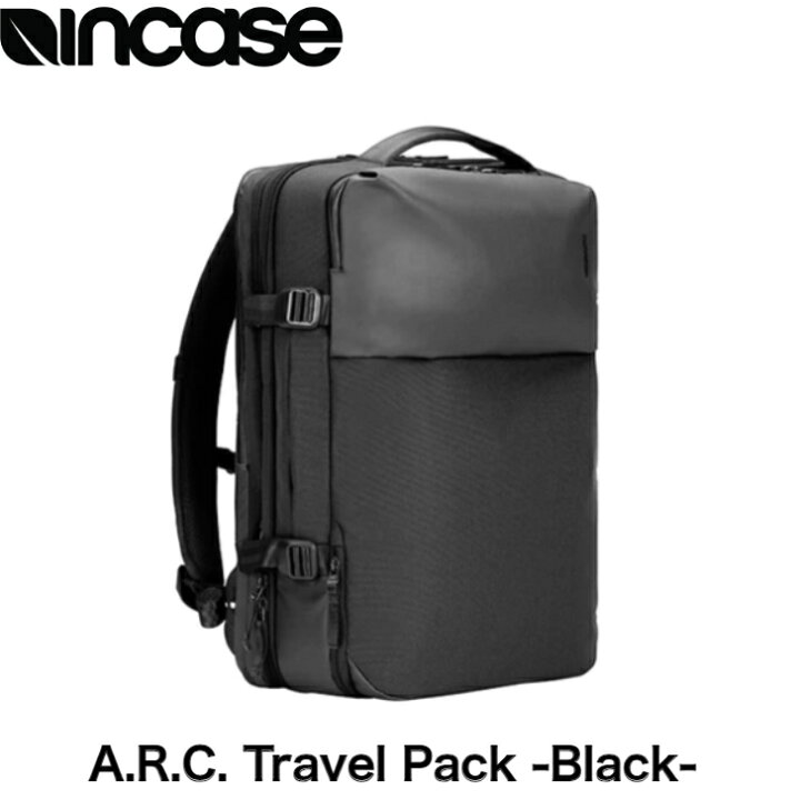 楽天市場】Incase A.R.C. Travel Pack -Black- トラベル バックパック 