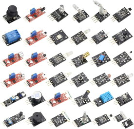 Arduino 入門 スターターキット 電子工作 センサーセット【モジュールのみ／本体なし】アルディーノ・Raspberry Pi Pico対応 初心者向け