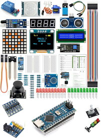 【送料無料】YMS PARTS Arduino 用 Nano ボード USB Type-C 入門セット モジュールキットセット スターターキット 実験キットセット Arduino Nano　アルディーノ