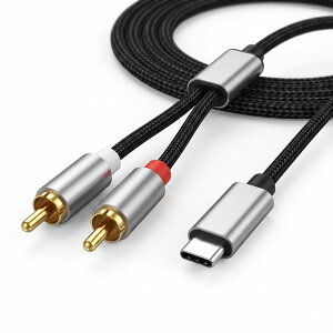 �y���������z 1�{ USB Type-C 3.5mm RCA�ϊ� �I�[�f�B�I�P�[�u�� �����b�L �X�}�[�g�t�H���EPC�Ή� �A���v�ڑ��p