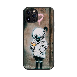Banksy �o���N�V�[ �X�y�[�X�K�[�� �A���h �o�[�h Space Girl and Bird(iPhone12 Pro�\�t�g�P�[�X) iPhone12 Pro�\�t�g�P�[�X ���j�Z�b�N�X �A�N�Z�T���[ �S�� public design _ID018