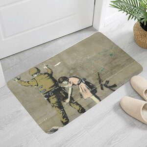 Banksy �o���N�V�[ �q��(�ӂ���h�A�}�b�g) �ӂ���h�A�}�b�g ���j�Z�b�N�X �z�[���f�R���[�V���� �S�� public design _ID018