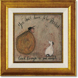 ユーパワー サム・トフト Gel加工 アートフレーム 「イイものはイイ」_ID014