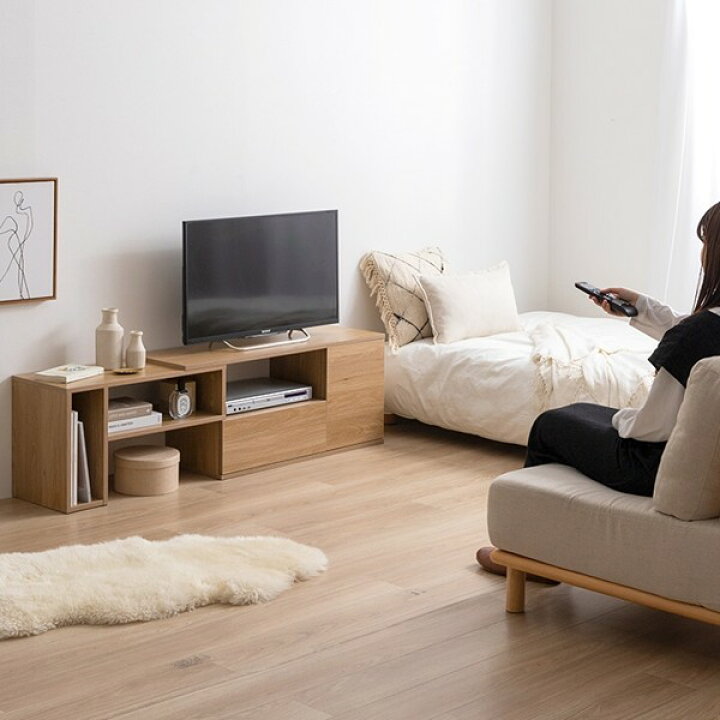 楽天市場】テレビ台 19インチ 24型 32型 伸縮 ロータイプ おしゃれ 白 