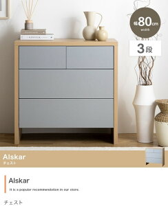 `FXg 3i 80cm RpNg ȃXy[X m [ ^X  XCh[  l炵 oCJ[ Alskar ID003