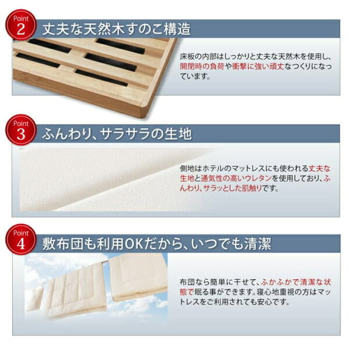 楽天市場】ベッド こちら(セミシングル/薄型スタンダードボンネル 