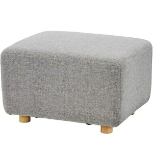 オットマン のみ 単品 スツール おしゃれ 幅64×奥行51 ロータイプ 脚付き コンパクト 省スペース 北欧 シンプル 布 ファブリック キューブソファシリーズ ID012