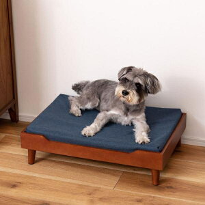 ペットベッド 小型犬 幅60 犬 猫 木製 天然木 コンパクト 省スペース おしゃれ イヌ ネコ ペット用品 ドッグベッド キャットベッド シンプル 北欧 ID012