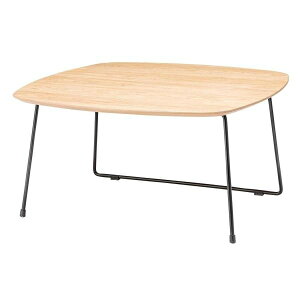 センターテーブル 幅80 天然木突板 スチール アイアン おしゃれ シンプル ローテーブル 机 つくえ テーブル ロータイプ 1人 2人 北欧 ナチュラル ID012