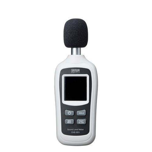 デジタル騒音計 小型サイズで携帯性に優れた、気温測定機能付き サンワサプライ CHE-SD1 送料無料 メーカー保証 新品