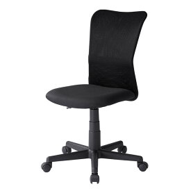 メッシュチェア オフィスチェア 背もたれ ブラック サンワサプライ 椅子 イス 事務所やテレワークに SNC-NET18BK2 新品メーカー保証 送料無料