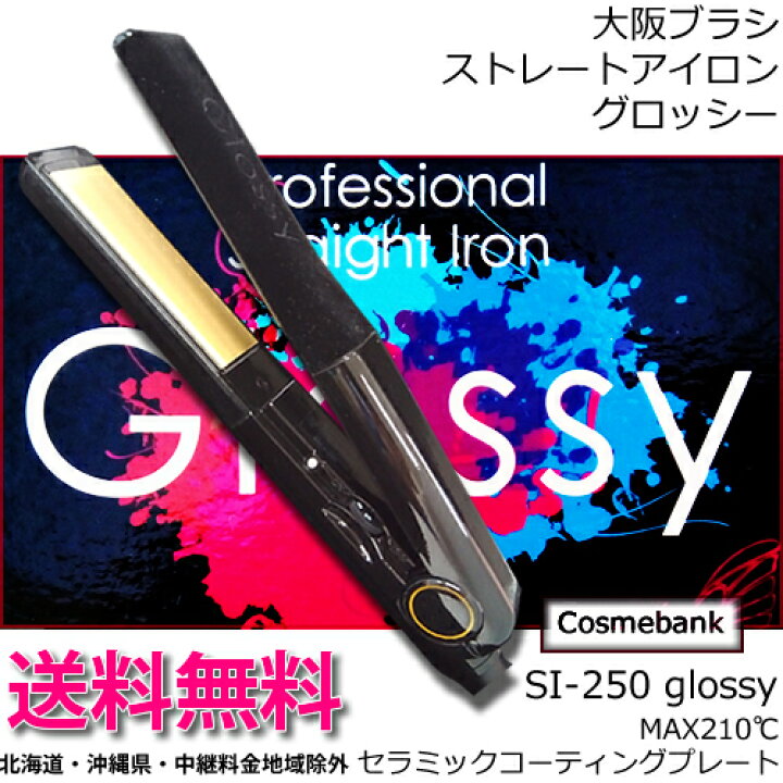 楽天市場】大阪ブラシ プロフェッショナル ストレートアイロン 