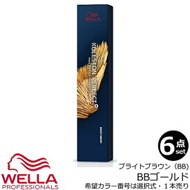 6本セット・送料無料｜ウエラ コレストン パーフェクト＋（プラス）BBゴールド　80g ｜／37｜1剤 染毛剤 医薬部外品 業務用 ブライトブラウン BRIGHT BROWN GOLD　※一部地域対象外