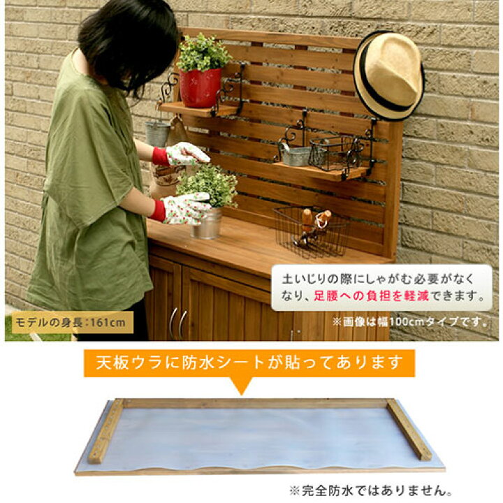 楽天市場】天然木 背面パネル付き収納庫 幅80cmタイプ 物置き 物置 
