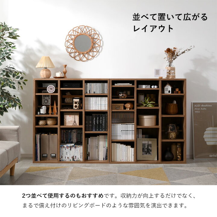 楽天市場】ディスプレイシェルフ ブックシェルフ シェルフ 本棚 棚 