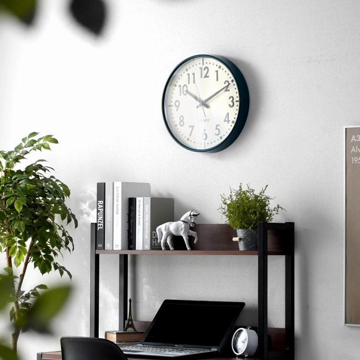 楽天市場】アナログ 壁掛け 掛け時計 直径 37.8cm シンプル かわいい 