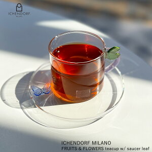 CbPht ~m eB[Jbv\[T[ tςƒX KX  ϔMKX [t o^tC Mtg C^A  ICHENDORF MILANO FRUITS & FLOWERS teacup w/ saucer leaf g R[q[ A