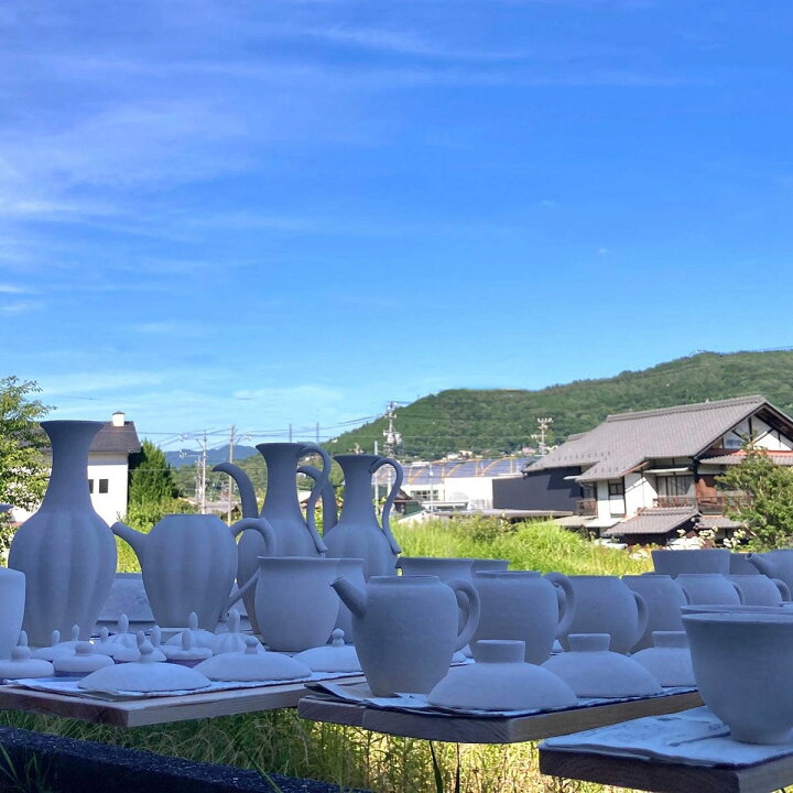 楽天市場】【本日P最大20倍♪クーポンも！】快山窯 青白磁 青海波柄 6 