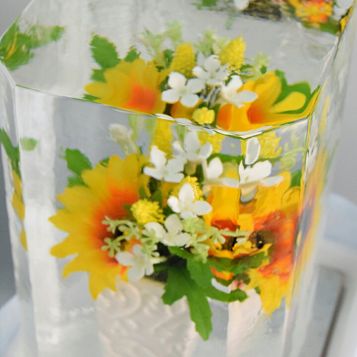 楽天市場】氷華 / 氷中花 「ひまわり」sun flower 氷に閉じ込めた儚い 